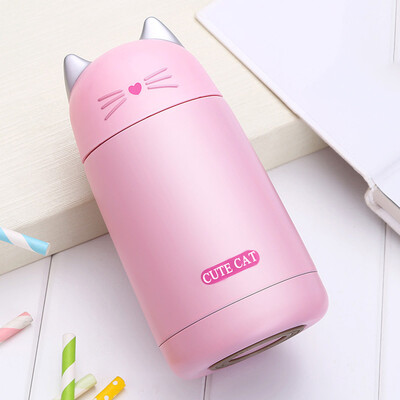 Siaonvr Mini Vacuum Mug Cute Cat Kid Thermos Stainless Steel Hot Water Bottle Travel Cup 
Siaonvr Mini Vacuum Mug Cute Cat Kid Thermos Stainless Steel Hot Water Bottle Travel Cup