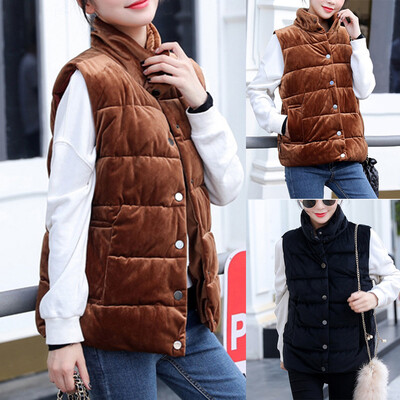 Toponeto Womens Solid Warm Stand Collar Jacket Slim Button Winter Parka Outwear Coat Vest
Toponeto Womens Solid Warm Stand Collar Jacket Slim Button Winter Parka Outwear Coat Vest