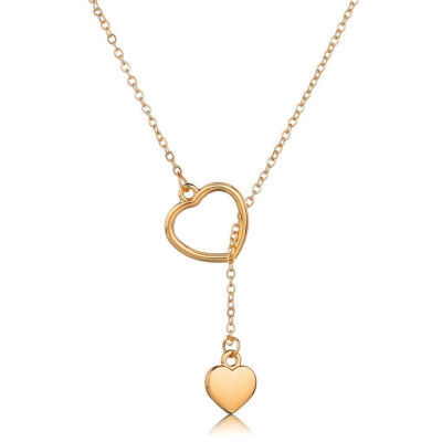 Women Trendy Gold Pendant Necklace Rhinestone Through Circle Charm Romantic European Style Wedding Jewelry For Female Gold Color
Women Trendy Gold Pendant Necklace Rhinestone Through Circle Charm Romantic European Style Wedding Jewelry For Female Gold Color