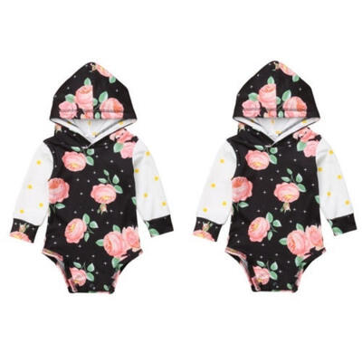Newborn Baby Girls Long Sleeve Romper Bodysuit Jumpsuit Kids Autumn Warm Floral Hooded Clothes Outfit
Newborn Baby Girls Long Sleeve Romper Bodysuit Jumpsuit Kids Autumn Warm Floral Hooded Clothes Outfit