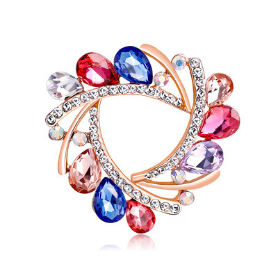 Delicated Elegant Crystal Flower Brooch Rhinestone Scarf Cloth Accessories Pin Silk Scarf Buckle Clip Fashion Jewelry
Delicated Elegant Crystal Flower Brooch Rhinestone Scarf Cloth Accessories Pin Silk Scarf Buckle Clip Fashion Jewelry
