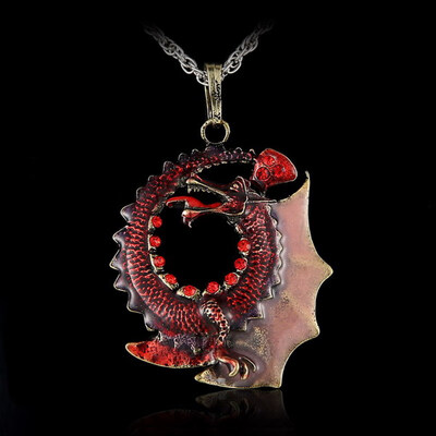 Game of Throne dragon Vintage necklace for Women Jewelry Gothic Antique Animal Necklace Pendant Long Necklace Sweater necklaces
Game of Throne dragon Vintage necklace for Women Jewelry Gothic Antique Animal Necklace Pendant Long Necklace Sweater necklaces