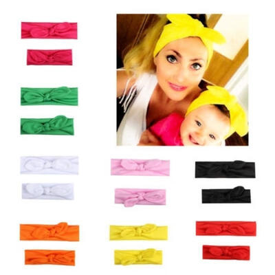 2Pcs Womens Baby Girl Elastic Bow Knotted Turban Hair Band Headband Headwear Set
2Pcs Womens Baby Girl Elastic Bow Knotted Turban Hair Band Headband Headwear Set
