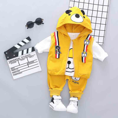 Autumn Baby Boy Girl Cartoon Long Sleeve T-shirt Zipper Vest Sweatshirt Trousers Casual Outfits
Autumn Baby Boy Girl Cartoon Long Sleeve T-shirt Zipper Vest Sweatshirt Trousers Casual Outfits