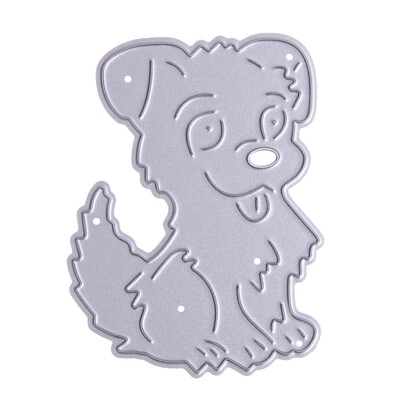 Cute Dog Metal Cutting Dies Stencils DIY Embossing Scrapbooking
