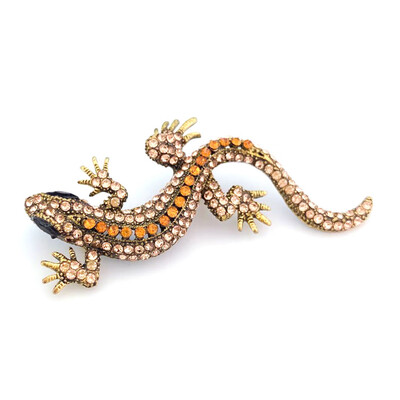 For Women fashion Cute Metal Pin Set enamel rhinestones Brooch