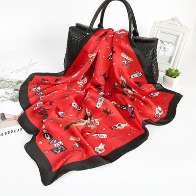 Korean version of autumn&winter wild scarf dual-use shawl womens bib wild fashion printing silk scarves sunscreen
Korean version of autumn&winter wild scarf dual-use shawl womens bib wild fashion printing silk scarves sunscreen