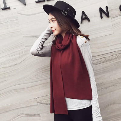 Korean version of autumn&winter solid color warm cashmere scarf long section ladies wild warm scarf large shawl one generation
Korean version of autumn&winter solid color warm cashmere scarf long section ladies wild warm scarf large shawl one generation