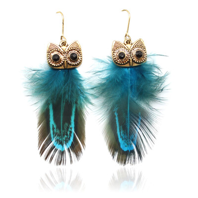 Brown Owl Feather Earrings Bohemian Animal Ornaments Pendants Ear Jewelry Gifts Women
Brown Owl Feather Earrings Bohemian Animal Ornaments Pendants Ear Jewelry Gifts Women