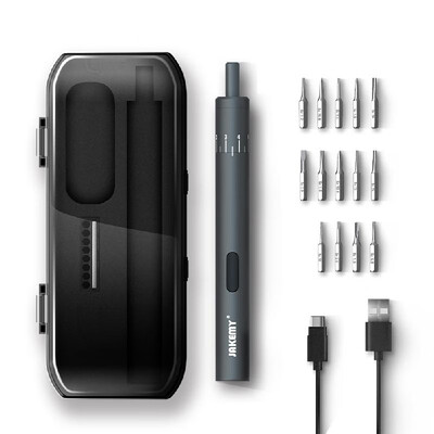 JAKEMY Electric Screwdriver Electric Screwdriver Set with 14pcs Bits Rechargeable Cordless Screwdriver USB Powered 14-bit
JAKEMY Electric Screwdriver Electric Screwdriver Set with 14pcs Bits Rechargeable Cordless Screwdriver USB Powered 14-bit