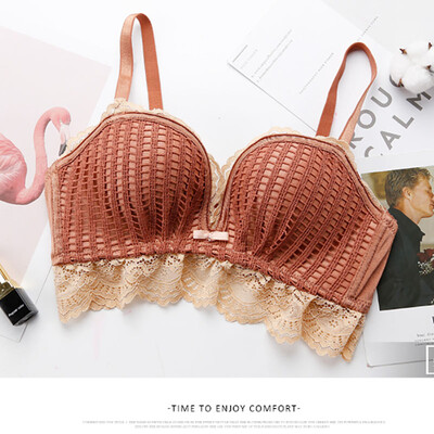 Sexy Lace Bras Womens Seamless Underwear Wire Free Push Up Bras Girls Lace Thin Bras
Sexy Lace Bras Womens Seamless Underwear Wire Free Push Up Bras Girls Lace Thin Bras