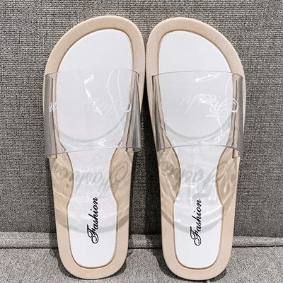 Rose Women Transparent Word With Flat Slippers Outside Wearing Beach Sandals Shoes
Rose Women Transparent Word With Flat Slippers Outside Wearing Beach Sandals Shoes
