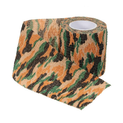 1 Roll Reusable Outdoor Military Camouflage Hunting Camping Cycling Wrap Elastic Stealth Tape 5CMx45M
1 Roll Reusable Outdoor Military Camouflage Hunting Camping Cycling Wrap Elastic Stealth Tape 5CMx45M
