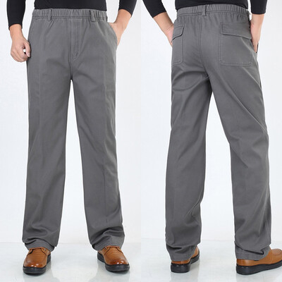 Gobestart Men Winter Casual Solid Pants Straight Plush Trousers Business Loose Long Pants
Gobestart Men Winter Casual Solid Pants Straight Plush Trousers Business Loose Long Pants
