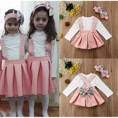 3Pcs Toddler Kids Girls Clothes Sets Lace Tops Sequin Strap Skirt Headband 3pcs Lace Cute Outfits Set Girl 1-6T
3Pcs Toddler Kids Girls Clothes Sets Lace Tops Sequin Strap Skirt Headband 3pcs Lace Cute Outfits Set Girl 1-6T