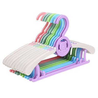 Non-Slip Plastic Clothes Hanger Kid Children Toddler Baby Clothes Coat Telescopic Hanger