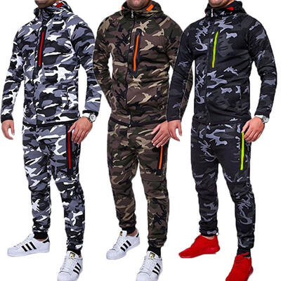 Mens Fashion Camouflage Long Sleeve Tracksuit Fitness Tracksuit Sportswear Jogging Jacket Sport Suit
Mens Fashion Camouflage Long Sleeve Tracksuit Fitness Tracksuit Sportswear Jogging Jacket Sport Suit