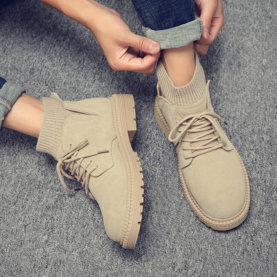 Mens leather tooling desert boots outdoor mens Martin shoes high to help mens boots socks mouth men
Mens leather tooling desert boots outdoor mens Martin shoes high to help mens boots socks mouth men