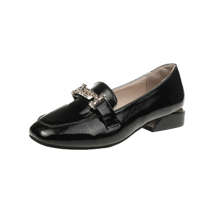 Single-shoe Womens Korean Baitie Academy Style High-heeled Rough-heeled Lefu Shoes Square Head Shallow-mouthed Shoes
Single-shoe Womens Korean Baitie Academy Style High-heeled Rough-heeled Lefu Shoes Square Head Shallow-mouthed Shoes