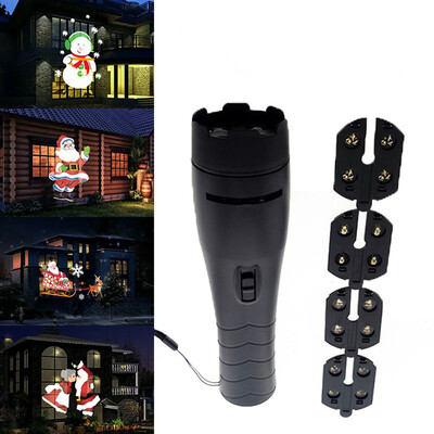 Tailored LED Projector Flashlight Landscape Outdoor Xmas Party Garden Film Lamp 4 Pattern
Tailored LED Projector Flashlight Landscape Outdoor Xmas Party Garden Film Lamp 4 Pattern