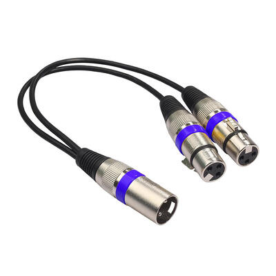 3Pin XLR 1 Male to 2 Female Audio Extension Cable Microphone Splitter Wire
3Pin XLR 1 Male to 2 Female Audio Extension Cable Microphone Splitter Wire