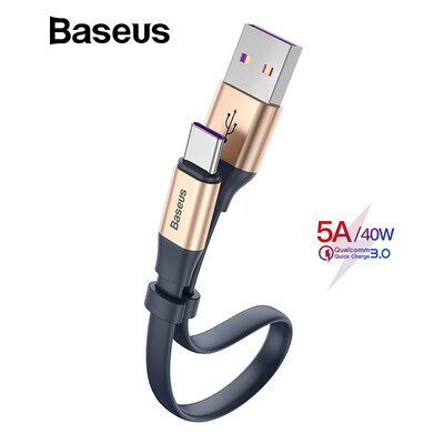 Baseus 023m Portable 40W Flash Charge USB Type C Cable For Huawei P30 P20 Mate 20 P10 Pro 5A Fast Charging Charger
Baseus 023m Portable 40W Flash Charge USB Type C Cable For Huawei P30 P20 Mate 20 P10 Pro 5A Fast Charging Charger