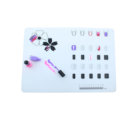 Toponeto Silicone Workspace Stamping Plate Washable Mat Table Transfer Tools For Nail Art
Toponeto Silicone Workspace Stamping Plate Washable Mat Table Transfer Tools For Nail Art