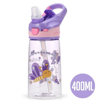 400ml Water Bottle Leakproof Drinking Bottle BPA Free Flip Top Lid with Straw for Kids
400ml Water Bottle Leakproof Drinking Bottle BPA Free Flip Top Lid with Straw for Kids
