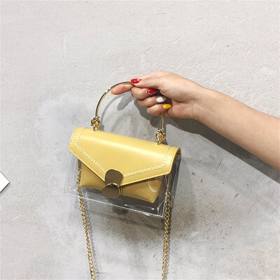 Tailored Women Summer Small Bag Transparent Jelly Bag Wild Simple Shoulder Bag Set 2pcs
Tailored Women Summer Small Bag Transparent Jelly Bag Wild Simple Shoulder Bag Set 2pcs