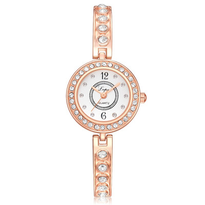 Bracelet watch ladies Europe&America fashion bracelet watch simple diamond fine band bracelet watch lvpai brand manufacturers