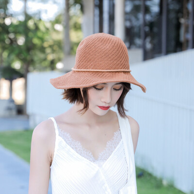 Korean version of summer Joker fisherman hat tie bow straw hat womens summer small fresh knit beach holiday visor
Korean version of summer Joker fisherman hat tie bow straw hat womens summer small fresh knit beach holiday visor