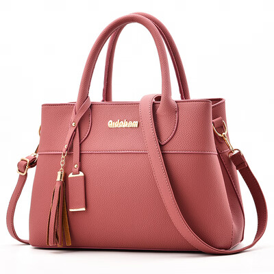 Handbag tide Korean version of simple fashion Joker large-capacity middle-aged&old mother womens bag shoulder slung
Handbag tide Korean version of simple fashion Joker large-capacity middle-aged&old mother womens bag shoulder slung