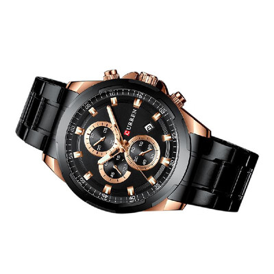 Curren 8354 Men Watch Waterproof Quartz Wrist Watch Multifunctional Business Calendar Alloy Case Stainless Steel Band Watch
Curren 8354 Men Watch Waterproof Quartz Wrist Watch Multifunctional Business Calendar Alloy Case Stainless Steel Band Watch