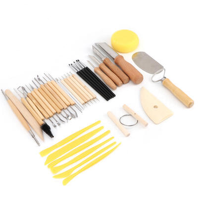 Greensen 40pcs Art Pottery Sculpture Tools Set Clay Sculpting Carving Modeling Tool 
Greensen 40pcs Art Pottery Sculpture Tools Set Clay Sculpting Carving Modeling Tool