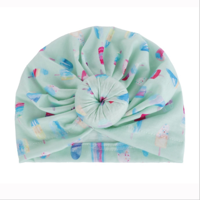 Newborn Baby Infant Girl Toddler Comfy Bowknot Hospital Cap Beanie Hat Turban