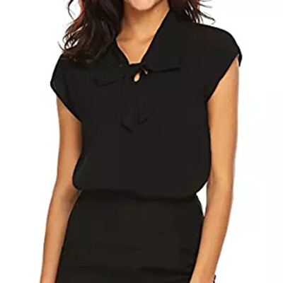 Starmoon Womens Bow Tie Neck Short Sleeve Casual Office Work Chiffon Blouse Shirts Tops
Starmoon Womens Bow Tie Neck Short Sleeve Casual Office Work Chiffon Blouse Shirts Tops