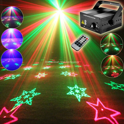 ESHINY Remote Blue Led R&G Laser 6 snowflake Patterns Projector Club Bar DJ Dance Disco Party Light Show T189
ESHINY Remote Blue Led R&G Laser 6 snowflake Patterns Projector Club Bar DJ Dance Disco Party Light Show T189