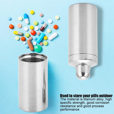 Greensen Titanium Waterproof Box Case Container Metal Sealed Medicine Bottle Outdoor Supplies
Greensen Titanium Waterproof Box Case Container Metal Sealed Medicine Bottle Outdoor Supplies