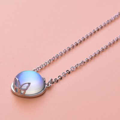2019 New Silver Round Natural Moonstone Necklace High Quality Women Jewelry Girls Pendant With Chain Lovers Gift
2019 New Silver Round Natural Moonstone Necklace High Quality Women Jewelry Girls Pendant With Chain Lovers Gift