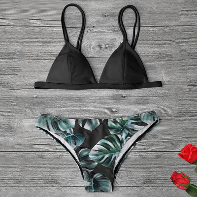 Saidsome Women Swimwear Bikini Solid Two-Piece Swimsuit Tankini Beach Swimsuit 
Saidsome Women Swimwear Bikini Solid Two-Piece Swimsuit Tankini Beach Swimsuit