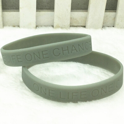 One Life One Chance Letter Silicone Bracelets Bangles For Unisex Women Men Sports Wristbands
One Life One Chance Letter Silicone Bracelets Bangles For Unisex Women Men Sports Wristbands