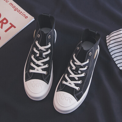 High top canvas shoes women 2019 summer new red Korean jelly soft bottom mesh breathable sports casual white shoes
High top canvas shoes women 2019 summer new red Korean jelly soft bottom mesh breathable sports casual white shoes