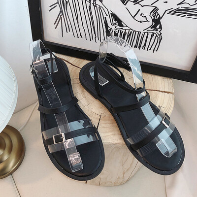 Summer 2019 new Korean version of Joker student thick cake Roman Sandals fairy wind chic flat sandals women
Summer 2019 new Korean version of Joker student thick cake Roman Sandals fairy wind chic flat sandals women