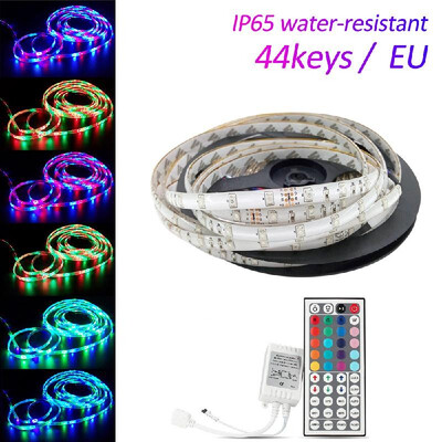 DC 12V 5M RGB LEDs Strip Light Set with IR Remote Flexible Cuttable Self-adhesive LED Strips IP65 Water Resistance for Home Party
DC 12V 5M RGB LEDs Strip Light Set with IR Remote Flexible Cuttable Self-adhesive LED Strips IP65 Water Resistance for Home Party