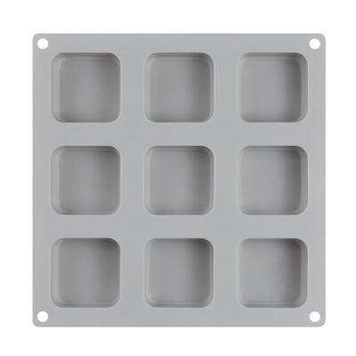 Square Silicone Soap Mold Chocolate Maker DIY Handmade Craft Kitchen Tool