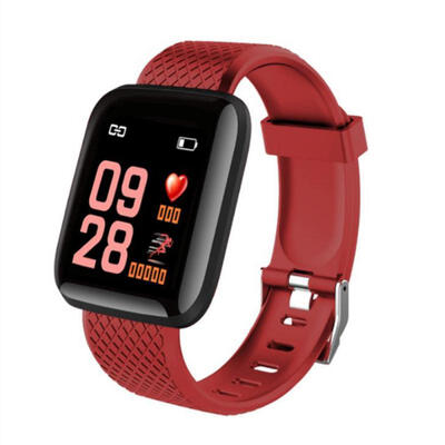 116plus Bluetooth Fitness Tracker Waterproof Smart Sport Bracelet With Color Screen Heart Rate Sleep Monitor 
116plus Bluetooth Fitness Tracker Waterproof Smart Sport Bracelet With Color Screen Heart Rate Sleep Monitor