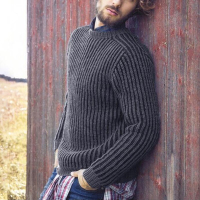 Mens Casual Solid Round Neck Tops Long Sleeve Plus Size Knitted Autumn Pullover
Mens Casual Solid Round Neck Tops Long Sleeve Plus Size Knitted Autumn Pullover