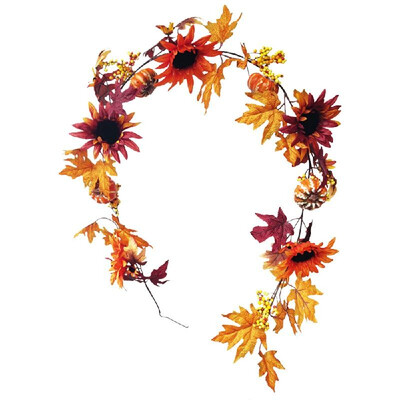 Artificial Hanging Leaves Natural Artificial Plants Wall Door Realistic Fake Sunflower Pumpkin Autumn Fall Leaves for Christmas Pa
Artificial Hanging Leaves Natural Artificial Plants Wall Door Realistic Fake Sunflower Pumpkin Autumn Fall Leaves for Christmas Pa