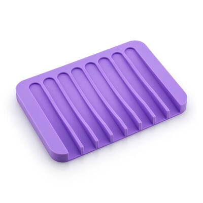 Creative Silicone Soap Frame Silicone Soap Box Bathroom Soap Dish Jewelry Holder