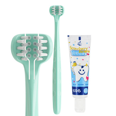 MDB soft hair baby toothbrush toothpaste set 1-2-3-6-12 years old three-sided childrens toothbrush 1 fluoride-free toothpaste 25g 1 green
MDB soft hair baby toothbrush toothpaste set 1-2-3-6-12 years old three-sided childrens toothbrush 1 fluoride-free toothpaste 25g 1 green